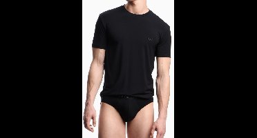 Armani T-shirts met ronde hals 2-pack zwart